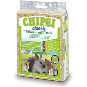 Наполнитель Chipsi Classic 60 л, впитывающий, натуральный