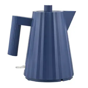 Электрический чайник Alessi Plissé 1,0 л 2200 Вт синий, термопласт, автоотключение, скрытая база