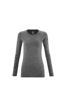 Millet Drynamic Warm Long Sleeve Base Layer for Women, Graphite