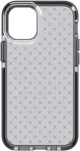 Tech21 EvoCheck Smartphone Cover for Apple iPhone 12 Mini Smokey Black Translucent Pattern