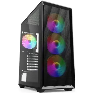 Computer Case Sharkoon VK4 Rainbow ATX Black
