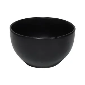 Ceramic bowl KETLER Trone 15×7 cm matte black