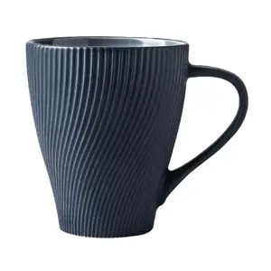 Ceramic mug KETLER 350 ml, black, model 9140710