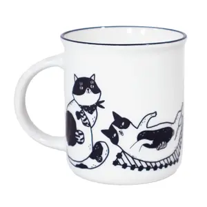 Ceramic mug KETLER 9140741 330 ml with cat design