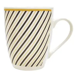 Ceramic Mug KETLER 9140840, 350 ml capacity, dishwasher-safe, white