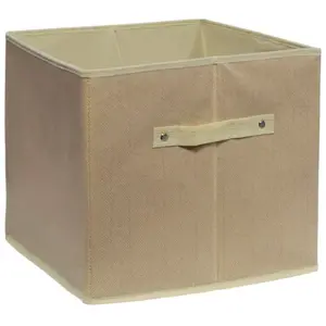 Storage box BESK 31×31×31 cm beige, model 9142929