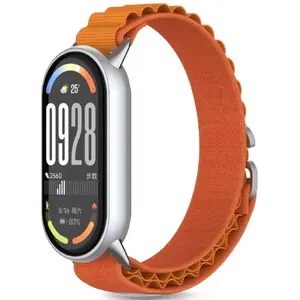 Ремешок для часов Nylon Pro Tech-Protect Xiaomi Smart Band 8/9/10 оранжевый