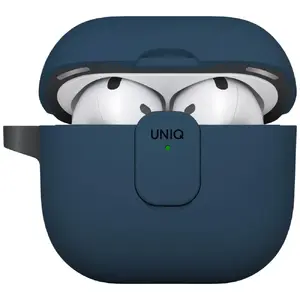 Защитный чехол Uniq Clyde для AirPods 4 Lock Case синий