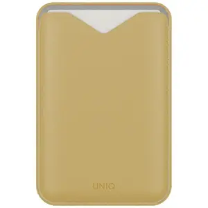 Magnetic wallet UniQ Lyden Evo yellow with built-in stand for phone