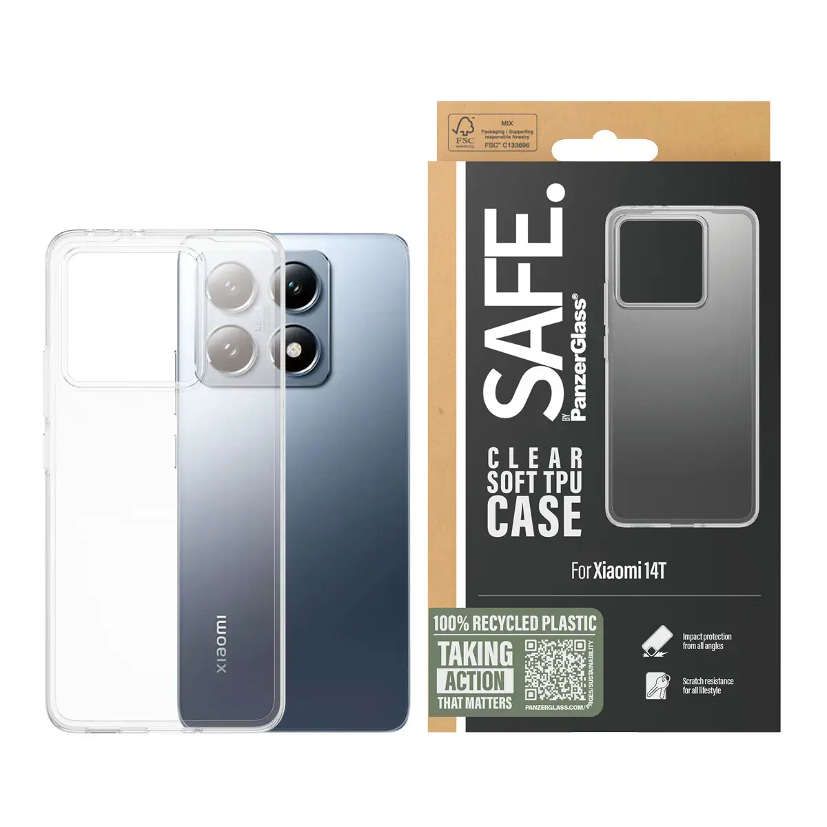 TPU Чехол PanzerGlass Xiaomi 14T Photo 2