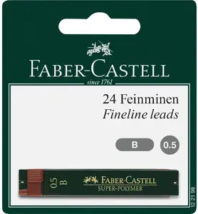 Faber-Castell 122198 Lead Refill B Black 0.5 mm