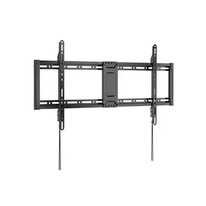 Fixed slim TV wall mount bracket EQUIP for 43"–95" screens, VESA 200×200–800×400, max load 75 kg, black