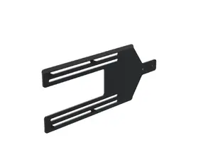 Ergonomic Solutions SpacePole Kiosk Straight Bracket for 15 to 22 Inch Portrait Displays SPK511-32 White Metal