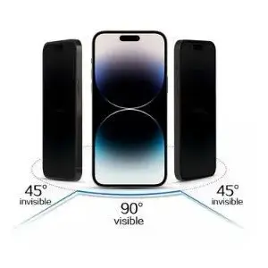 Защитное закалённое стекло с приватностью iLike для Samsung GALAXY S23 FE — чёрное