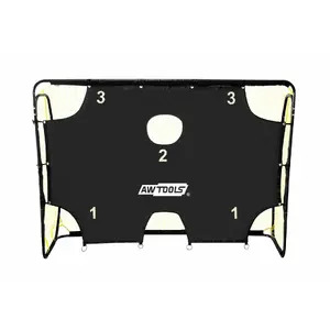 Futbola vārti AWTools 1098707 — āra vārti 213x153x76 cm, cauruļveida rāmis, tīkls komplektā