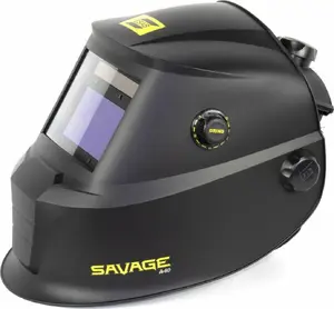 Welding helmet ESAB Savage A40 Black auto-darkening, adjustable shade