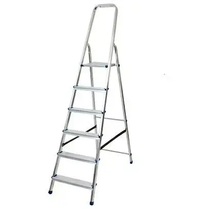 AWTools AW23022 Aluminum Telescopic Ladder 3.2m Photo 2