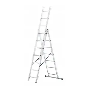 Aluminium ladder AWTools AW23089 – telescopic 3.2 m working height