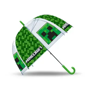Umbrella Kids Euroswan Transparent umbrella Minecraft green
