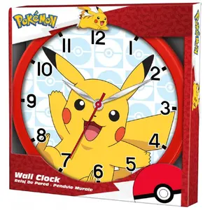 Sienas pulkstenis Kids Euroswan POK3159 25 cm Pikachu — analogo bērnu pulkstenis