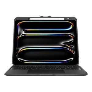 TARGUS VersaVu Bluetooth keyboard case for iPad Pro 13" (M4) — Spanish layout, Black, Trackpad, Wireless