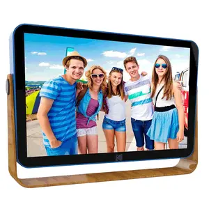 Digitālais foto rāmis Kodak RWF108 10 collu IPS skārienekrāns Wi-Fi zils koka