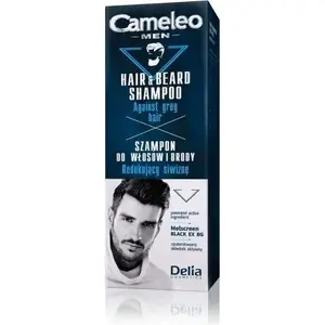 Шампунь для волос и бороды Delia Cameleo Men — средство против поседения, 150 мл