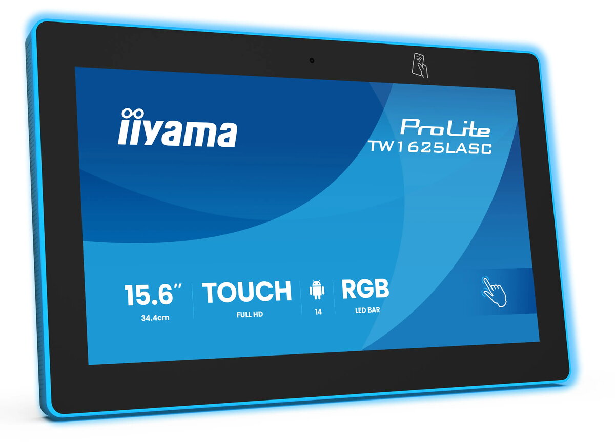 Iiyama TW1625LASC-B3PNR Sapulču telpu displejs 15