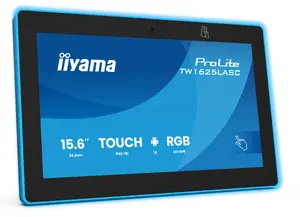 iiyama TW1625LASC-B3PNR Sapulču telpu displejs 15.6 Collas Full HD LED Skārienekrāns Android ARM Rockchip Wi-Fi 6 Bluetooth Melns