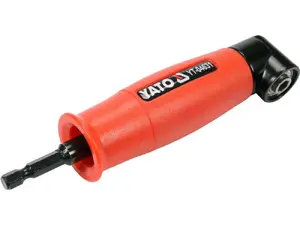 Адаптер для отвертки под углом 90° YATO YT-04631 — привод 1/4", длина 155 мм