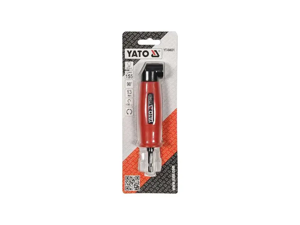 YATO YT-04631 адаптер 90° для отвертки 1/4" Photo 3