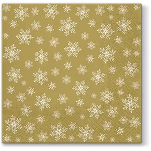 SALVETES 33X33 STARS EVEYWHERE GOLD, Paw Decor Collection
