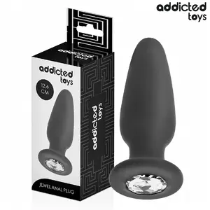 Анальная пробка ADDICTED TOYS АНАЛЬНАЯ ПРОБКА С ДРАГОЦЕННЫМ СИЛИКОНОМ РАЗМЕР L 12.6 СМ D-242867
