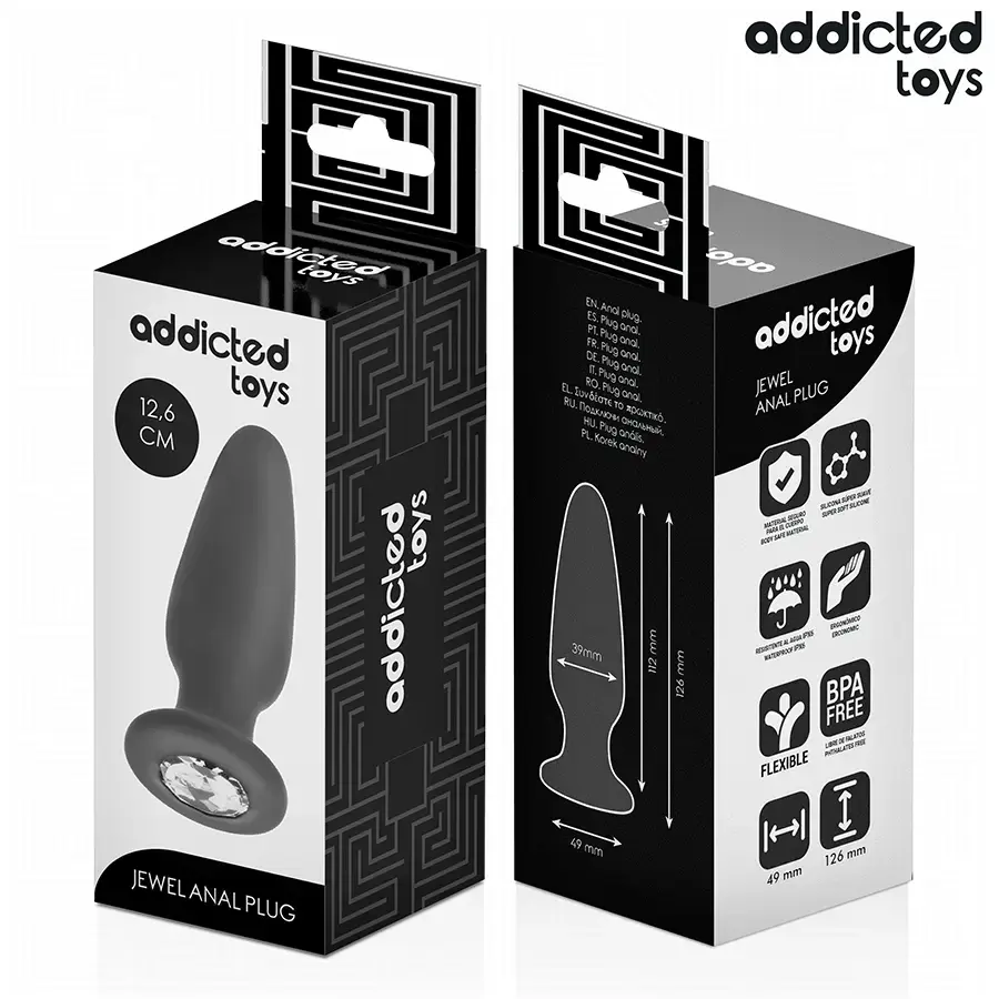 Анальная пробка ADDICTED TOYS АНАЛЬНАЯ ПРОБКА С ДРАГОЦЕННЫМ СИЛИКОНОМ Photo 6