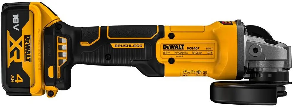 Slīpmašīna DeWalt 18V XR 125mm 2x4Ah