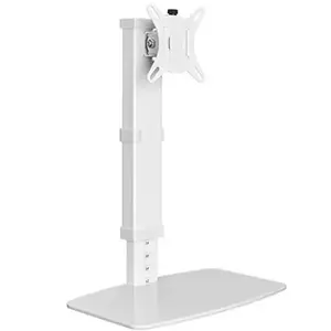 Single-monitor desk stand HiSmart HS083946 for 17–32 inch displays, white