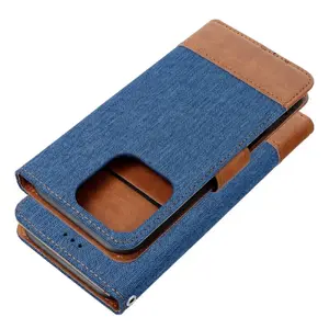 Vāciņš-grāmatiņa OEM JEANS iPhone 16 Pro Max, zils, aizsargājošs folio vāciņš