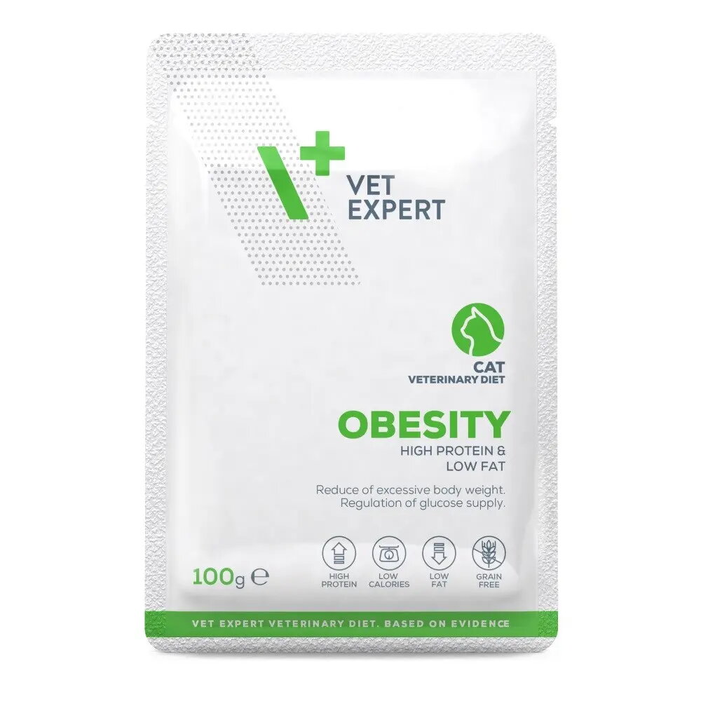 Mitrā barība kaķiem VETEXPERT Obesity Chicken