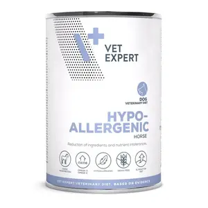 Влажный корм для собак VETEXPERT Hypoallergenic Horse 400 г — беззерновой, безглютеновый, для взрослых
