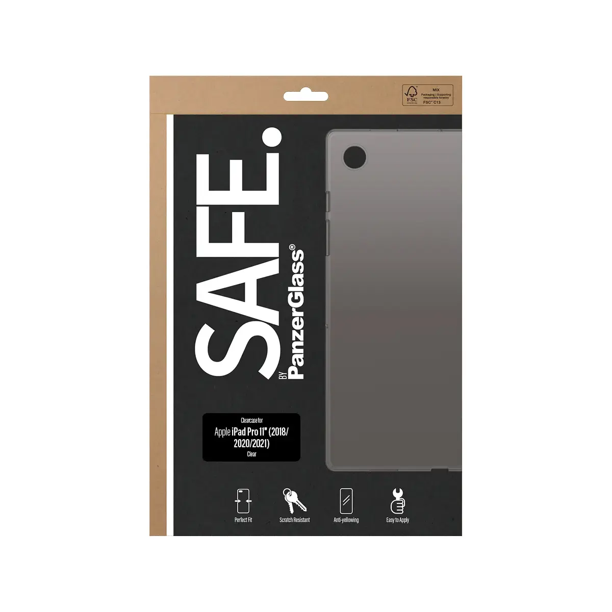 PanzerGlass SAFE caurspīdīgs TPU vāciņš iPad Pro 11" Photo 3