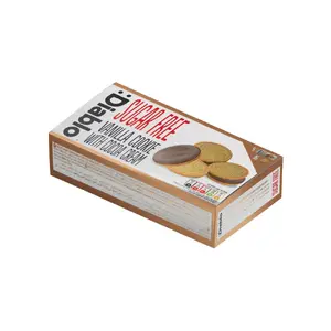 Cookies Diablo Chocolate Filling Sugar Free 176g — Diablo cookie with chocolate filling, 176 g