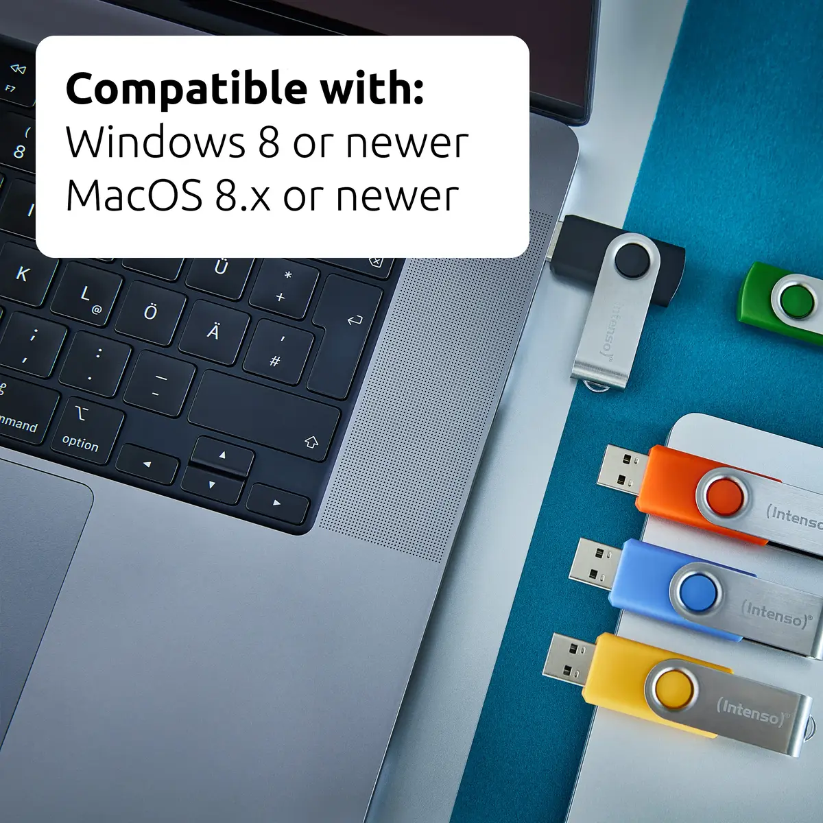 INTENSO Office Line USB zibatmiņas 5×64 GB Photo 5