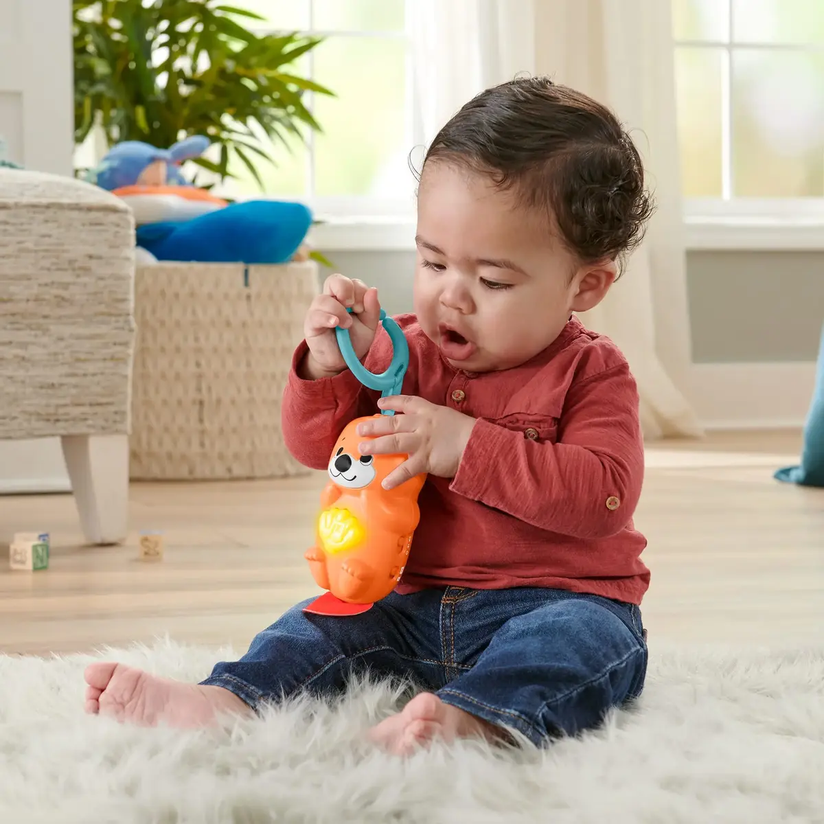 Fisher-Price 3-in-1 Music, Glow and Grow Gym Play Mat MATTEL Photo 5