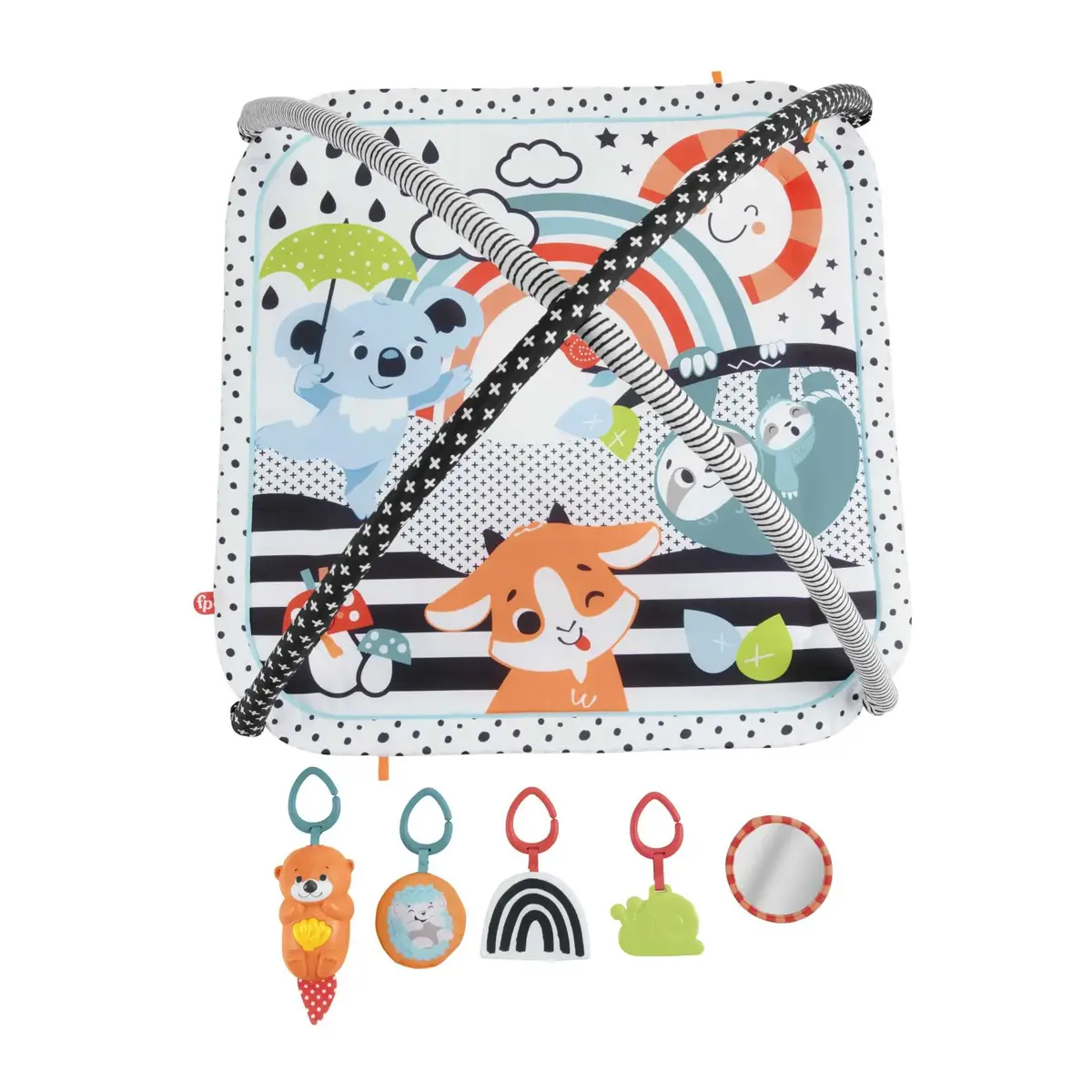 Fisher-Price 3-in-1 Music, Glow and Grow Gym Play Mat MATTEL Photo 13