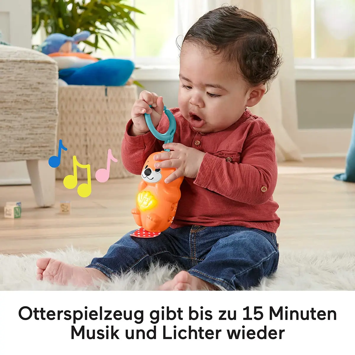 Fisher-Price 3-in-1 Music, Glow and Grow Gym Play Mat MATTEL Photo 6