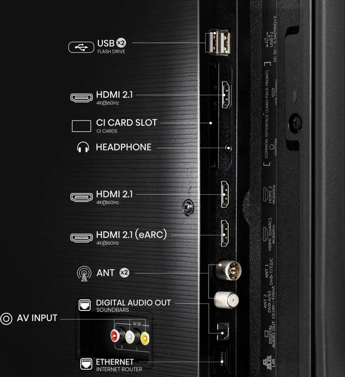 Televizors Hisense 58E77Q Photo 11