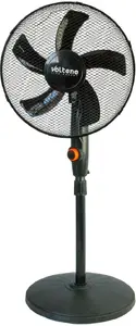 Fan Volteno VOLTENO FLOOR FAN BLACK 40cm ROUND BASE