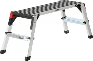Folding aluminium working platform YATO YT-30600, 300 kg load capacity, 1.8 m height