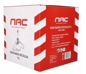 Oil Suction Pump NAC 4L — portable oil extractor, model 1096543