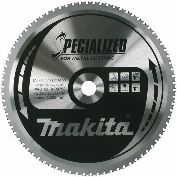 Zāģa disks Makita 305 mm diametrs